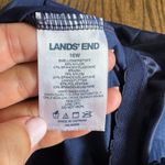 Lands End Womens Solid Navy Blue Strapless Tankini Swim Suit Top Plus Size 16W Photo 3