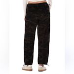 Wide Leg Cargo Pants Brown Camouflage Camo‎ Corduroy Cinch Bottom Parachute Y2K Size XS Photo 5