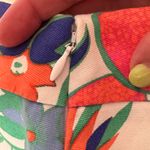 Talbots  Orange and Blue Mini‎ Pencil Skirt Resort Wear Photo 4