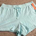Colsie Women's Light Ice Blue Summer Fleece Lounge Drawstring Shorts Photo 1