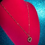 Pearl Encrusted Heart Shine Bead Choker Necklace Jewelry Sterling Silver Photo 4