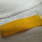 yellow label: White Cropped Long Sleeve Tee Size M Photo 5