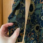 Natural Life  Blue and Gold Floral Long Sleeve Dress Photo 5