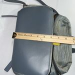 Kelsi Dagger KELSI‎ DAGGER Brooklyn Blue Brown Leather And Canvas Backpack Photo 11