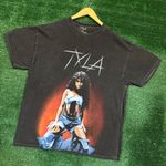 Tyla Demin Outfit Water Poster Oversized Tee L Photo 2