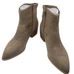 Stitch Fix Dolce Vita Silma Bootie Ankle Boots 10 Truffle Suede Western Festival Tan Photo 1