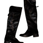 Seychelles New Black Leather Knee-High Boots size 7.5 Photo 0