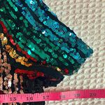 Francesca's rainbow bling Sequin Christmas new years short party Dress, NWT SM Photo 7