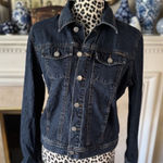 Calvin Klein women jean jacket Size Medium Button Preppy Classic 90s Y2K Photo 0