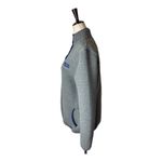 Simply Southern  Gray‎ And Blue Ribbed Quarter Snap Pullover Top Size S Photo 5