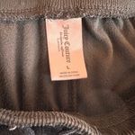 Juicy Couture Black Velour Bling Sweatpants Size Large Photo 5