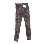 Spanx Faux Leather Snake Shine Leggings In Mocha Snake Small Photo 3