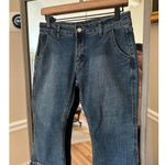Small Jeans, Size 27, Blue HAYDEN Fringe Hem Destroyed Frayed Crop Jeans Photo 6