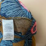 One Clothing XS Boho Mustard Floral Wide Leg Ankle Hippie Pant Flowy Tropical Photo 4