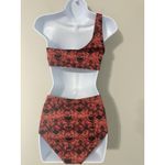 Ulla Johnson  Bikini Set Reina Wild Rose Top & Sahara High Waist Bottoms Size S Photo 8