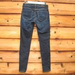 Big star Dark Blue Mid Rise Skinny Jeans Photo 5
