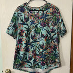 Reel Legends  Performance Outfitters Short Sleeve Tropical Themed Shirt Photo 0