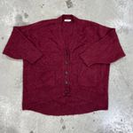 RE/DONE $550 NEW  BURGUNDY ALPACA CARDIGAN S Photo 2