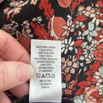 Maurice's blouse sleeveless lace panel neckline keyhole in back floral Sz medium Photo 8