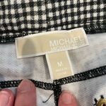 Michael Kors MICHAEL  Black and White Cotton Pants Photo 4