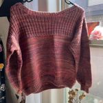 Knit striped chunky crewneck sweater Multi Size M Photo 10