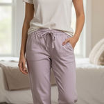 J.Crew NEW  Linen Blend Drawstring Waist Joggers Size 4 Photo 0