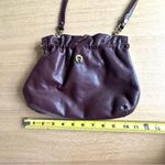 Etienne Aigner Vintage Oxblood Leather Kiss-Lock Purse Burgundy Rare Photo 8