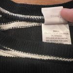 Disney  Jerry Leigh black & white striped sequined Mickey Mouse sweater. Size S Photo 2