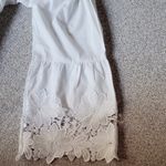 Romeo + Juliet Couture White Smocked Off-Shoulder Blouse Size S Photo 3