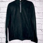 Vintage 1946 men’s black pullover quarter zip sweatshirt new with tag size large Photo 0