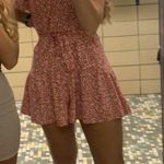 Blue Rain Orange Romper Photo 1