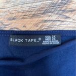 Navy Short Sleeve Surplice Neckline Dress Blue Size 2X Photo 4