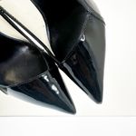 Theyskens' Theory Heels Size 40 Aven Edison Patent Leather Transparent Stilettos Black Photo 2