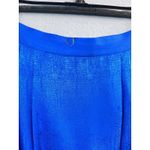 Adrianna Papell Vintage Lined Silk Cerulean Blue Blazer & Skirt Suit Size 10 Photo 5