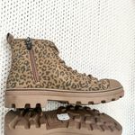 Skechers Women Tan Roadies Feline Fierce Lug Sole Combat Hiking Style Boots 6.5 Photo 7