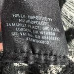 Anthropologie Moth Sweater Dress Womens MP Black Gray 3D Knit Tunic Boho Chic Photo 14