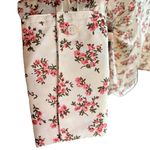 ZARA Floral Printed Satin Button Up Shirt Photo 5