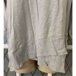 Lilla P Women's Gray Ribbed Bottom Tee 3/4 Sleeve Size Medium Photo 3