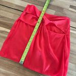 ZARA Red Asymmetrical Wrap Mini Skirt XS Photo 3