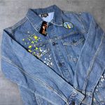 NEW FISLL Angel Reese 5 Chicago Sky Denim Jacket Medium Blue Womens Basketball Photo 0