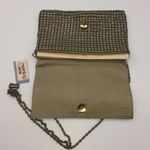 None Evening Wear Tan Metal Chainmail Convertible Clutch/Shoulder Bag NWT Photo 7