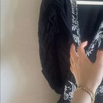 Free People  Black Embroidered‎ Weila Romper Photo 3