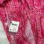 Free People NWT Pink Leopard Print Bodysuit Photo 5