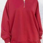 Brandy Melville 1/4 Zip Sweatshirt Photo 0