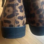Time & Tru Like New Leopard Print Brown and Black Memory Foam Ankle Boots size 8 Photo 7