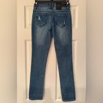 Black Label  Crop Jeans C’est Toi Women's Blue Denim Distressed Jeans Size 26 Photo 2