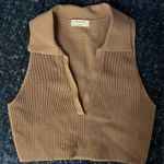 Aritzia Contour Cropped Collared Tank Photo 0