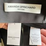 Amanda Uprichard Graciela Midi Dress Black Belt Cap Ruffle Sleeves NWT Large Photo 7