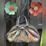 Nas Alentino Vintage Patchwork Style Crossbody Bag Iconic 80’s Faux Leather Black Photo 0