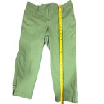 Talbots Light Green Perfect Crop Pants Size 10P Photo 2